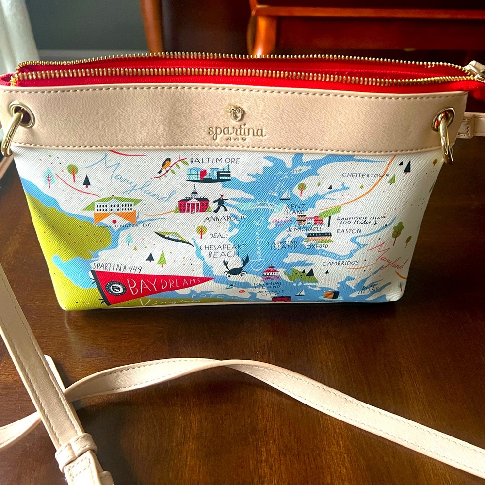 BRAND NEW Spartina 449 Bay Dreams Crossbody - Maryland/Delaware purse